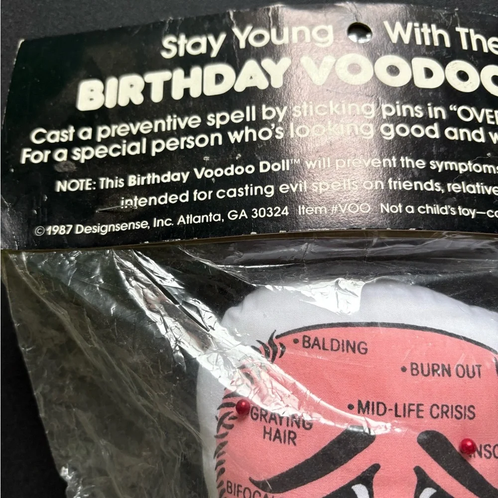 Voodoo Doll Birthday Gag Gift - 1987 never opened.